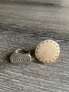 Zara Silver-Tone Ring set of 2